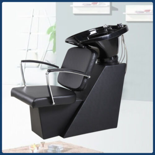 Salon Barber Hairdresser Hair Washing Chair Backwash Chair Unit Mixer Basin Sink - Picture 12 of 24
