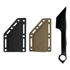 TAKUMITAK 6.5" Full Tang Tactical EDC Gear Tanto Fixed Blade Knives - TKF3S08
