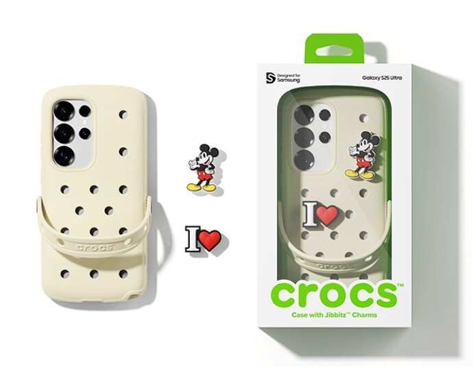 Samsung x CROCS Galaxy S25 NAVY Blue Bone Black Case Cover