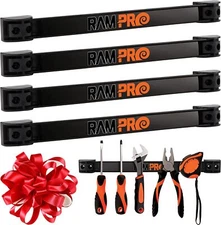 	12 Magnetic Tool Holder Strip - A Tool Magnet Bar for Garage Organization	