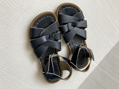 【新品】NAVY size12 ソルトウォーター saltwater 🍄Saltwater Navy-Blue Sandals Kids Size 12 | eBay