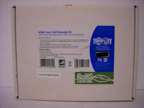 Tripp Lite B126-1A1 HDMI über Cat5/6 Active Extender Kit Box-Style Transmitter - Bild 4 von 7