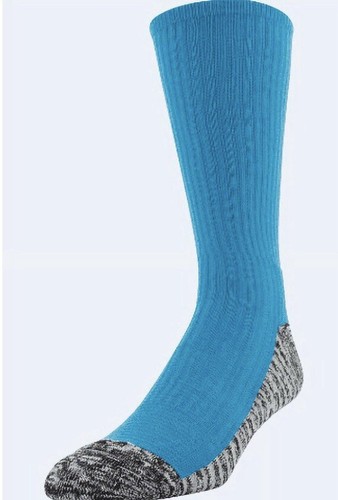 Athletic Works 3 Pairs Men's Crew Socks Size 6-12 Full Cushion Moisture Wicking - Picture 2 of 4