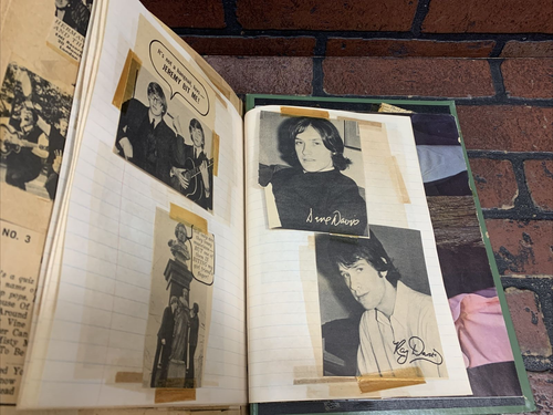 Vtg 1960's Scrapbook Beatles, Stones, Elvis Plus Magazine Newspaper Clippings - Picture 17 of 23