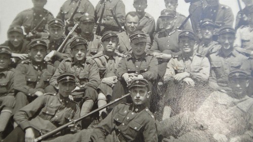 Rare 1930' Pre WWII Real Photo Jewish Soldiers in Polish Poland Army - Picture 9 of 12