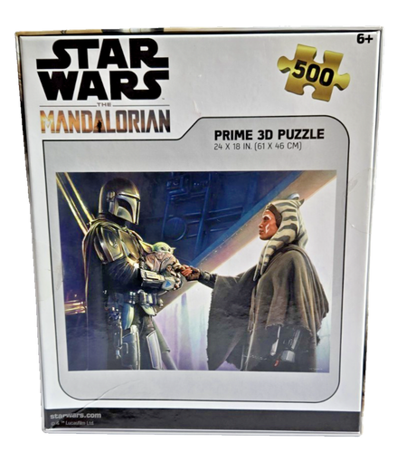 2021 DISNEY STAR WARS THE MANDALORIAN PRIME 3D JIGSAW PUZZLE 500 PIECES SEALED - Picture 2 of 6