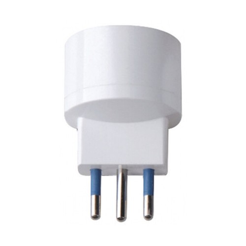 Adattatore Spina 10A S11 - Presa Schuko Bianco