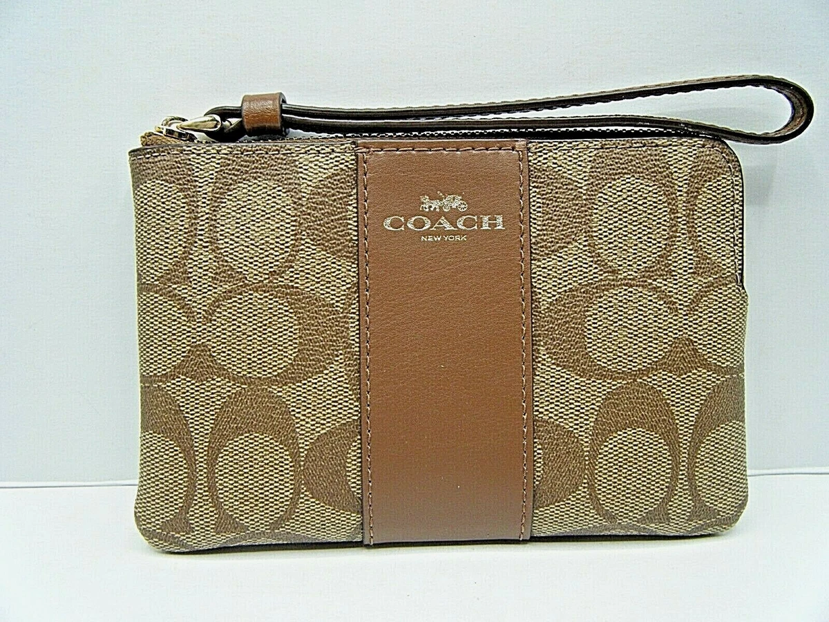 Coach wallet with wrist strap clearance
