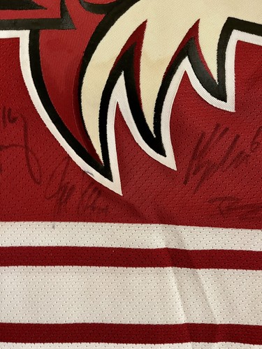 Arizona Phoenix Coyotes Koho Team Signed Autographed NHL Red Jersey Size Large - Picture 5 of 11