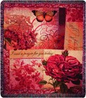 Manual Inspirational Collection 50 x 60-Inch Tapestry Throw with Verse.