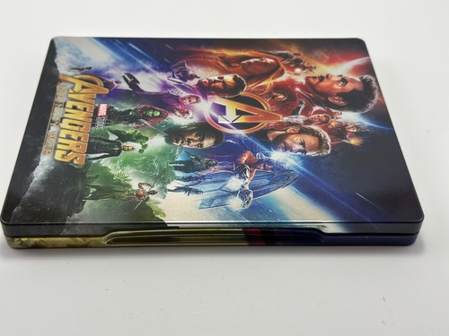 WeET Avengers Infinity War A2 Fullslip 4K + 3D Steelbook Marvel Very Rare - Picture 16 of 18
