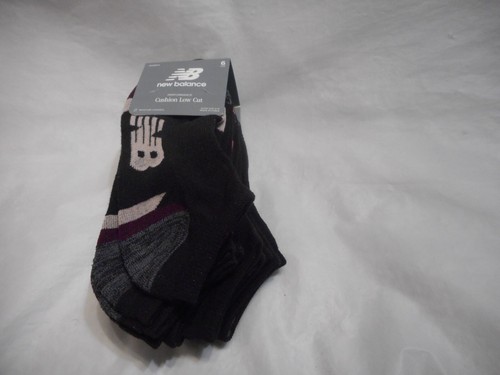 New Balance Women's 6 Pairs Cushioned Low Cut Black Multi Color Shoe Size 4-10 - Picture 5 of 10