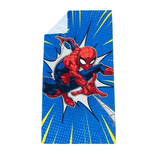Spiderman Kids Beach Towel Cotton Blend 27"x54" Marvel Super Hereo DC Comics New - Picture 8 of 11