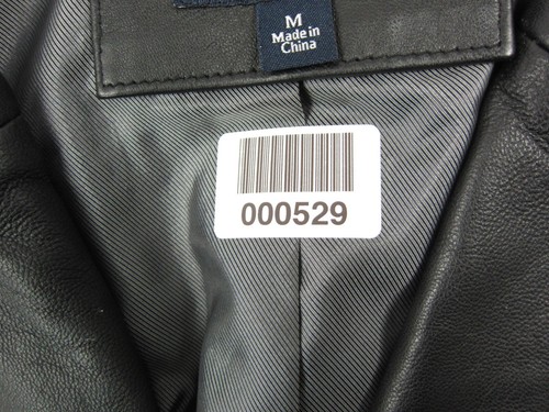 Vintage Sonoma Leather Jacket Womens Medium Black Soft Lambskin Moto Biker 90s - Picture 14 of 14