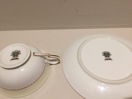 Noritake China Made in Japan Adelpha 4036 Brown Floral Design Soup Bowl & Saucer - Picture 7 of 12