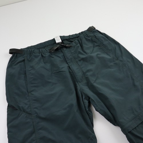 Vtg Patagonia GI II Zip Convertible Fishing Belted Pants Mens Large 32 34 Green - Picture 3 of 8
