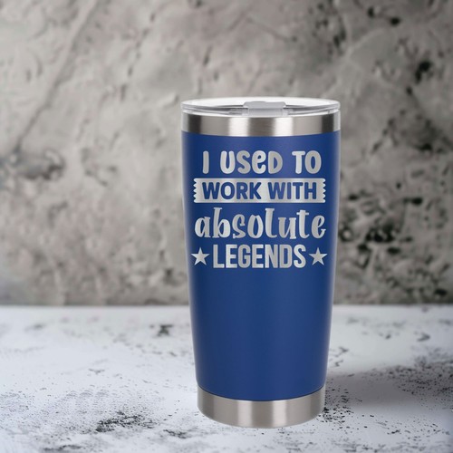 Taza térmica de acero inoxidable grabada 500 ml I Used to Work with Absolute Legends - Imagen 61 de 61