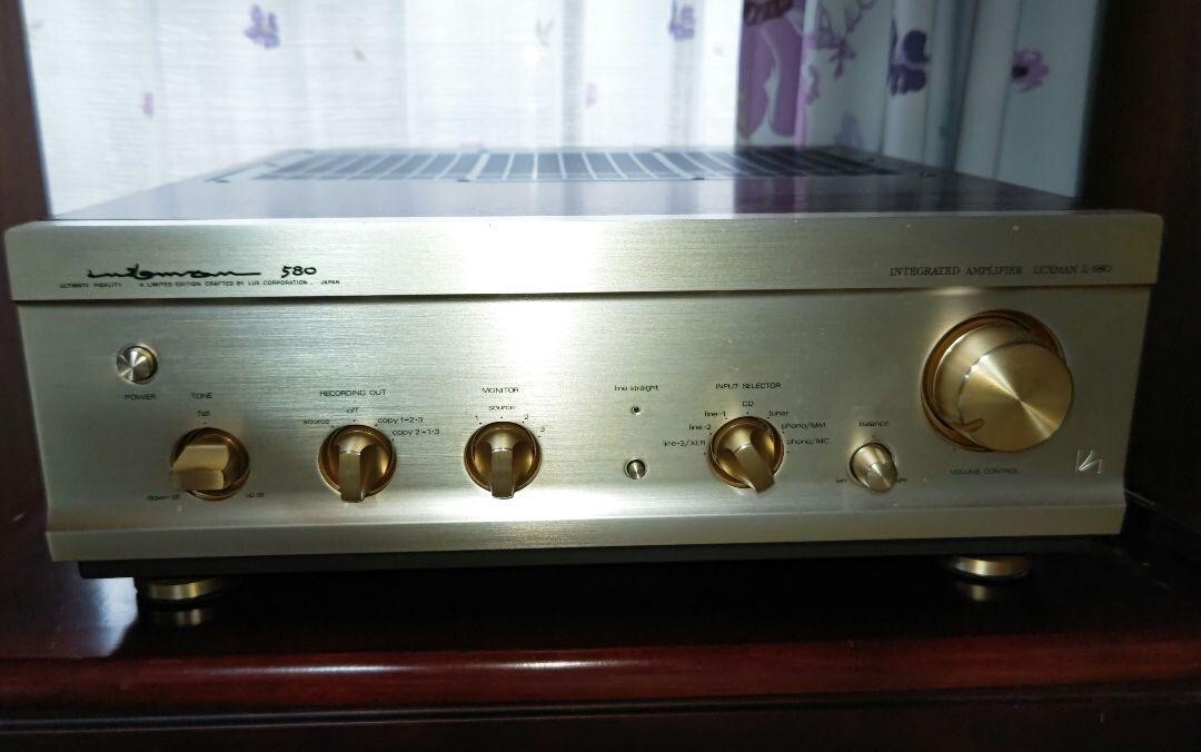 LUXMAN L-580 Stereo Integrated Amplifier Power Confirmed
