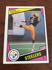 1984 Topps Craig Colquitt Pittsburgh Steelers #163 B4485