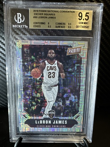 2018 Panini National Convention - Escher Squares #30 LeBron James /25 BGS 9.5 - Bild 4 von 8