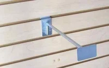 20-PIECES HEAVY DUTY SLAT WALL HOOKS W/ PRICE TAB 12" LONG - FAST FREE SHIPPING