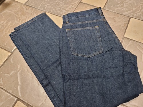 NEW CROFT & BARROW FLANNEL LINED JEANS MENS 34X29 STRAIGHT FIT - Picture 2 of 11