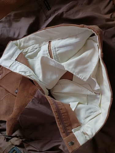 Neu Vintage Retro Foreman & Clark braun Cord 3 Teile Anzug camelfarben - Bild 9 von 12