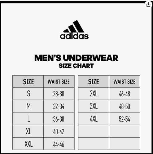 Men adidas 3-Pack Boxer Briefs Performance Cotton Stretch Underwear (Black) - Picture 4 of 4