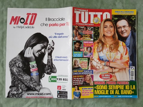 AL467 TUTTO ITALIAN MAGAZINE 2016 42 ALBANO POWER PRATI BRUCE WILLIS BRAD PITT - Photo 12 sur 12