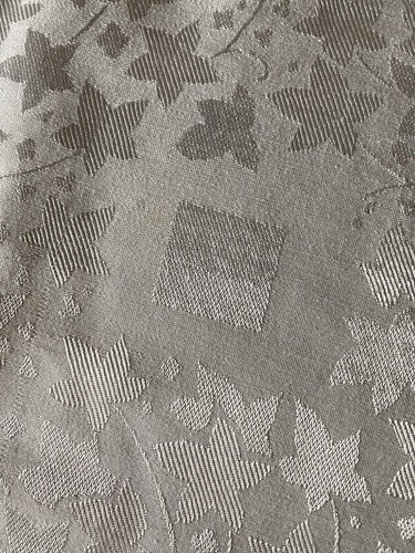 Vintage Tischdecke & 8 Servietten cremeweiß grün geometrisch rechteckig 54 x 84 Blatt - Bild 9 von 18