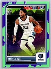 2023-24 Hoops Haunted Hoops #72 Derrick Rose Slime