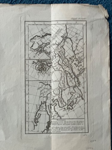 Antique Map of the Pacific Northwest and first record of ALASKA 1711! - Picture 5 of 8