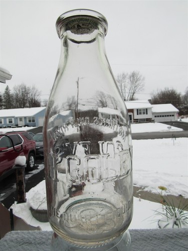 TREQ Milk Bottle Coley Coley's Dairy Farm Buffalo NY ERIE CO Mother's Only Rival - Picture 2 of 2