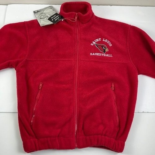 Giacca pile rosso TRI Mountain Youth Medium 10/12 St Louis basket nuova con etichetta bambini - Foto 8 di 11