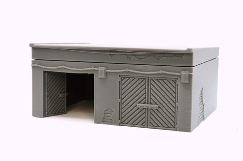 Soviet Garage - 3D Printed Tabletop Wargaming Terrain ideal for ZONA ALFA / KONT - Picture 3 of 10