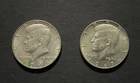 Lot of (2) 40% Silver JFK Kennedy Half Dollars 1967 and 1968D