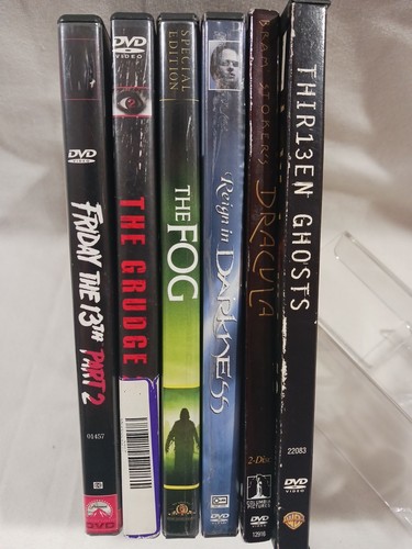 Horror Movies (DVD Lot of 6) Friday 13th Dracula Grudge Fog Thirteen Ghosts Dark - Picture 24 of 24