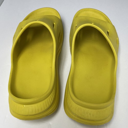 Hoka Ora Recovery 3 Slides Sandals Mens 8 Womens 10 Yellow Slip On Lightw Comfy - Picture 5 of 13