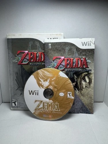 The Legend of Zelda: Twilight Princess (Nintendo Wii, 2006) With Manual