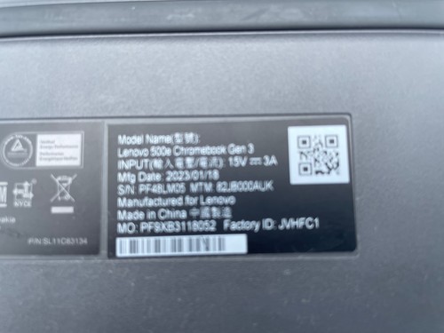 Chromebook Lenovo 500e gen 3, usado pero en muy buen estado. Cargador incluido - Imagen 6 de 11