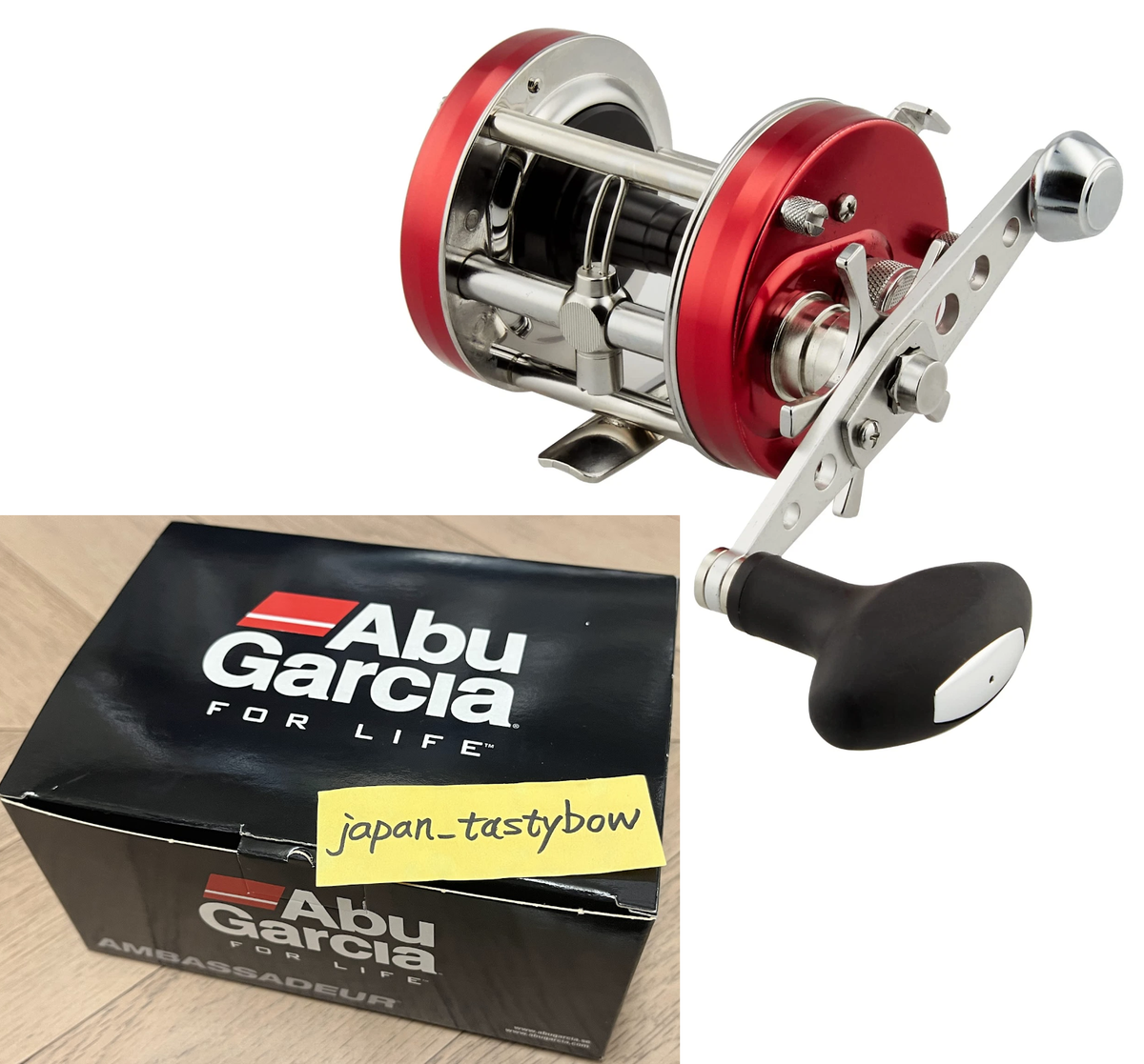 Abu Garcia Ambassadeur 6501 CS Rocket RED Baitcasting Fishing Reel