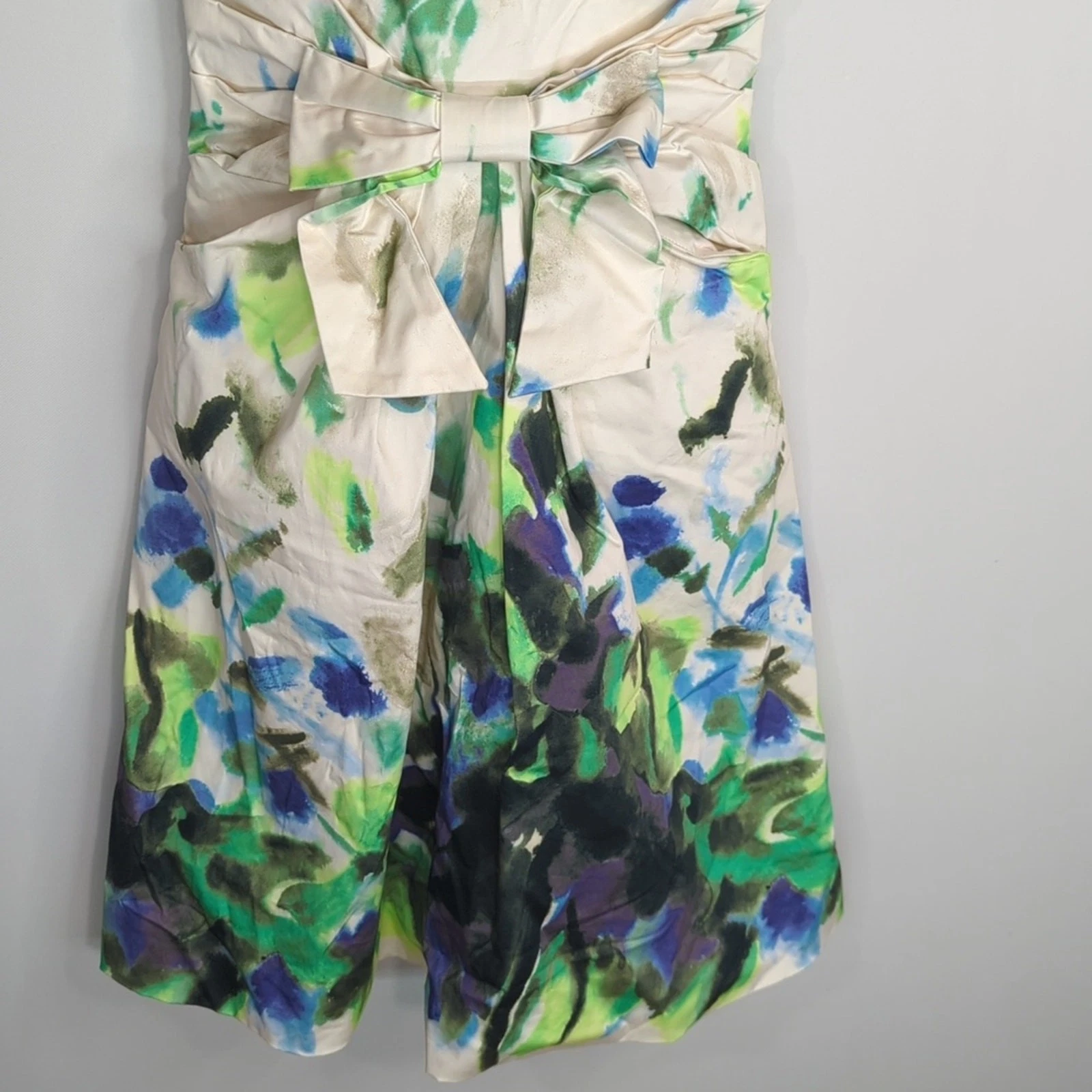 Abito donna Kate Spade New York Jillian crema naturale coagulato acquerello taglia 2