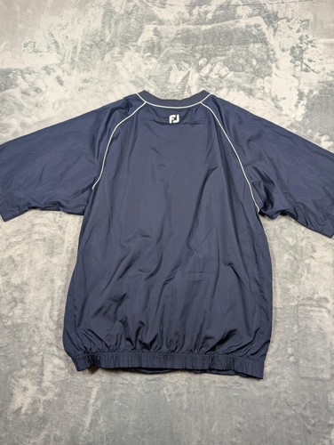 FootJoy Pullover Jacket Mens XL Golf Short Sleeve Windbreaker Lightweight - Picture 6 of 7