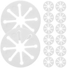 28 Stück Sockenhalter aus Kunststoff, Strümpfe, Ringclips, Schlösser,