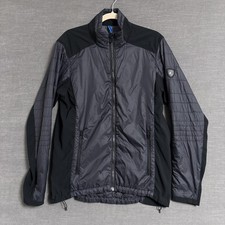 Kuhl Projekt Jacket Mens Medium Black Full Zip Hybrid Softshell Performance Fall