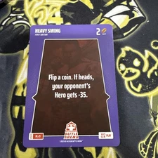 2025 Bo Jackson Battle Arena Update HEAVY SWING SP Play Card #PL-21 