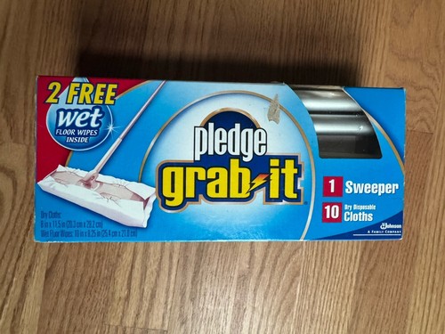 Pledge Grab It Sweeper And Cloth Set Clean Floors FULL KIT Discontinued - Picture 3 of 4
