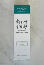 NEW Thrive Causemetics Defying Gravity Nourishing Hand + Nail Cream 2.5 fl oz