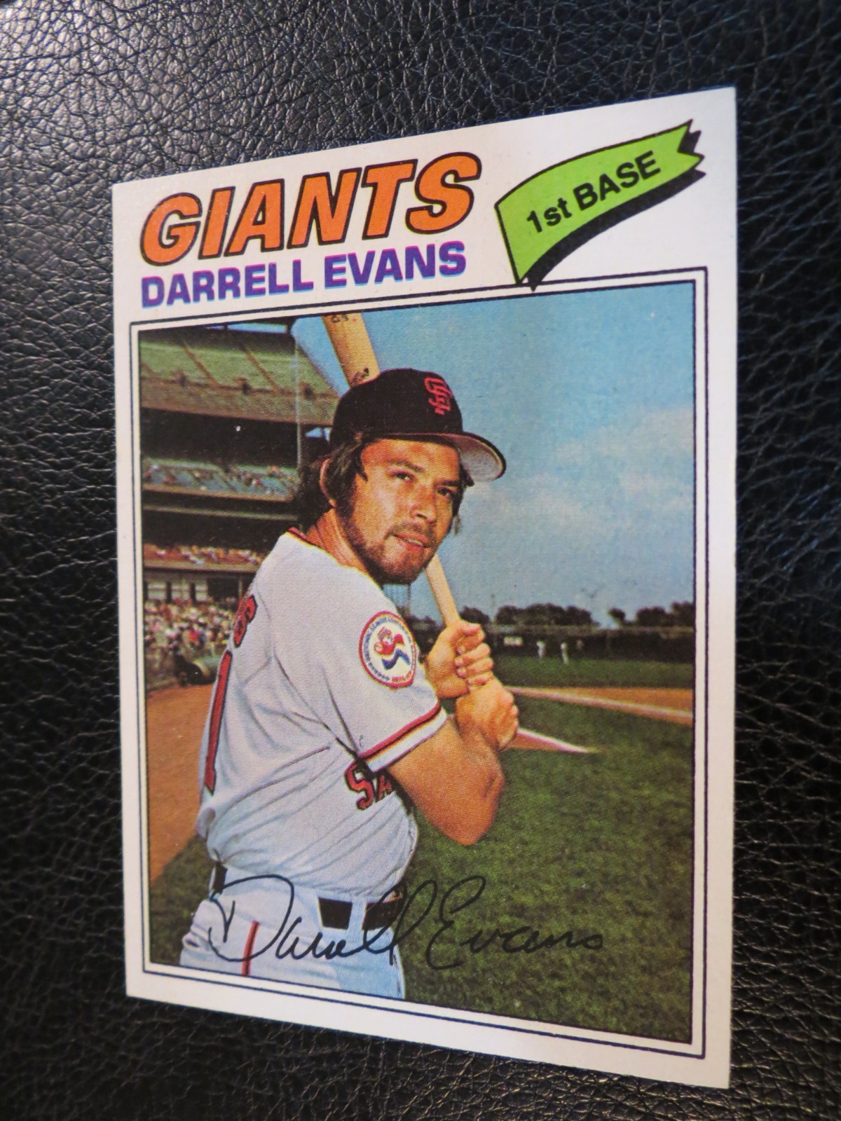 1977 TOPPS BASEBALL SET, #571 Darrell Evans, San Francisco Giants, EX