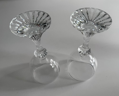 2 Mikasa Crystal THE RITZ Water/Wine Glasses Goblets Stemware Discontinued - Picture 7 of 14